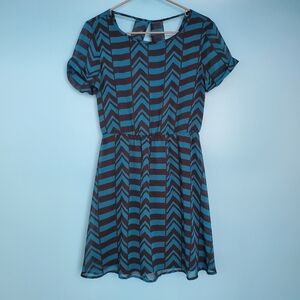 Vintage Dee Elle Dress Size Small Short Sleeve